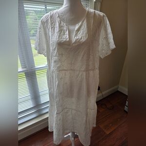 Knox Rose Midi Eyelet Dress